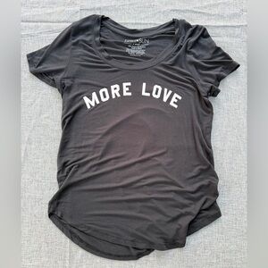 Fifth Sun Black 'More Love' Women's Tee